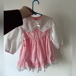 Pink and White Baby Dress